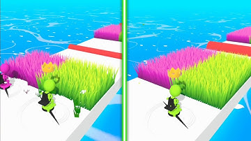 Grass Race 🚜✂️🌴 All Levels Gameplay Trailer Android,ios New Game