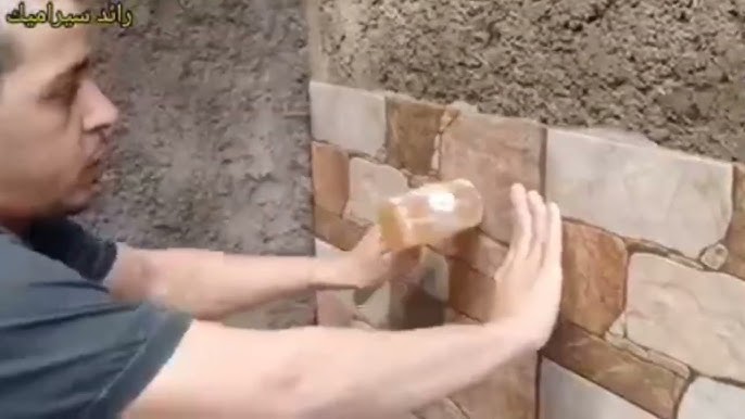 كيفية تركيب حائط السيراميك - YouTube
