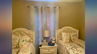 Hughapy Star Curtains Stars Blackout Curtains for Kids Girls Bedroom Living Room review