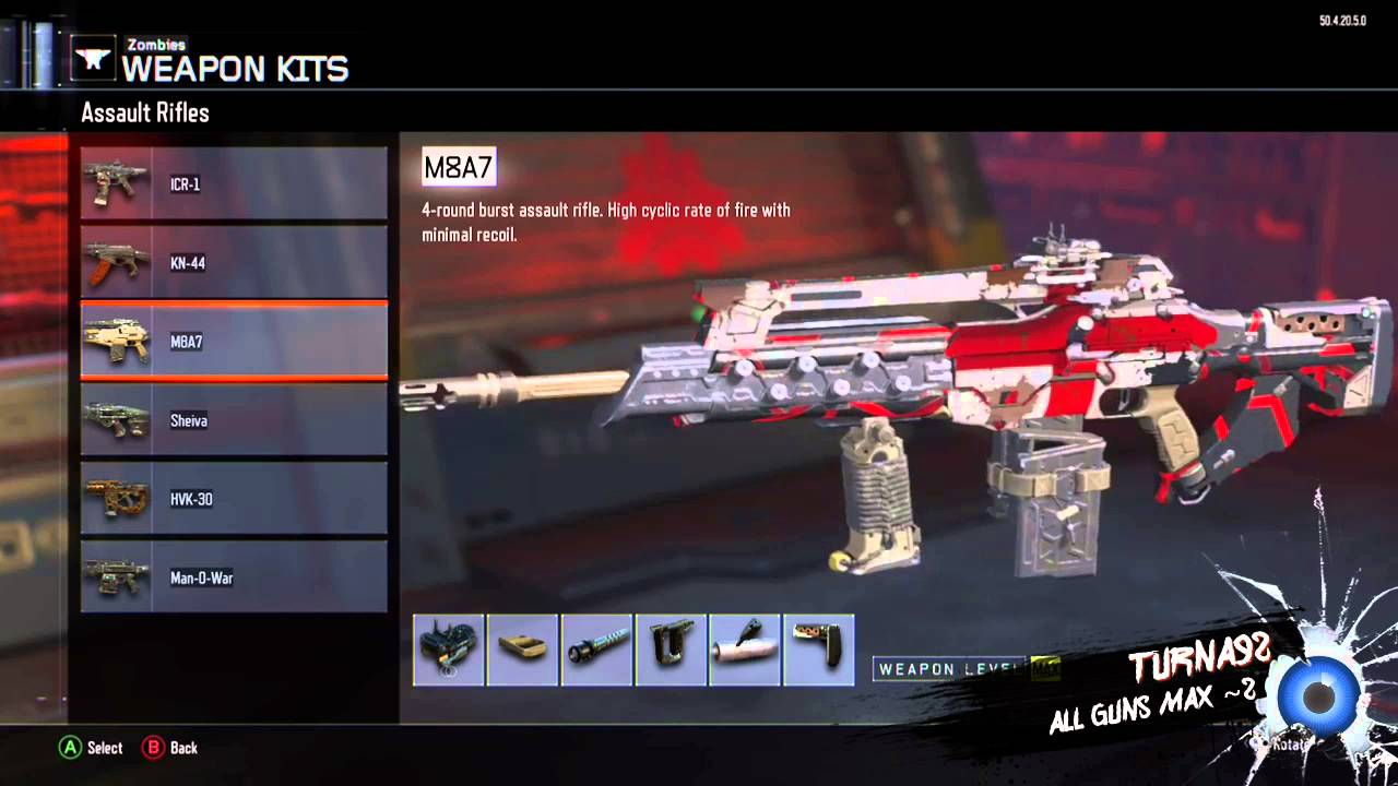 BO3 Zombies! All weapons max level.... (2) YouTube