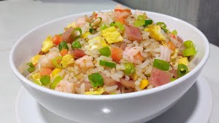 YANG CHOW FRIED RICE TIPID and EASY RECIPE