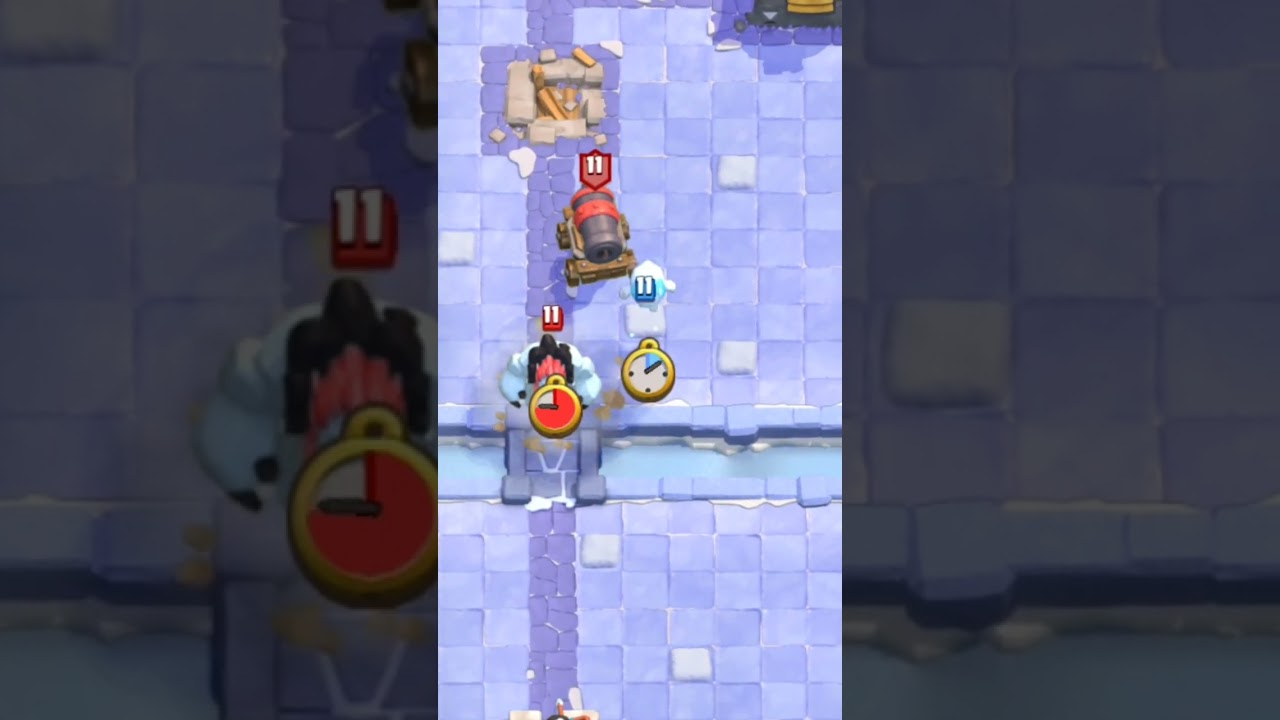 ❄️ Frosty Fortification: Cannon Cart and Ice Golem Clash! ⚔️🌬️ 