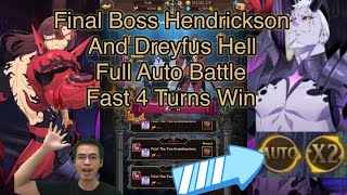 Auto Battle Final Boss Hendrickson And Dreyfus Hell The Seven Deadly Sins Grand Cross 7DS SDSGC