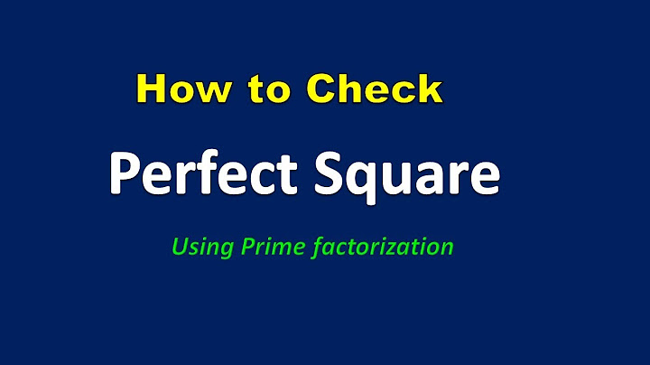 Using the prime factorization method, find which of the following numbers are not perfect squares