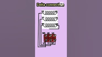 Delta connection  3 phase motor/how to delta connection