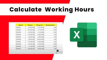 How to Calculate Hours Worked in Excel #exceltips #tipsandtrick