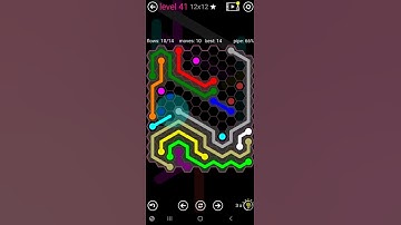 How To Solve Flow Free Hexes 12x12 Mania Level 41 Board Walk Through Solution Walkthrough