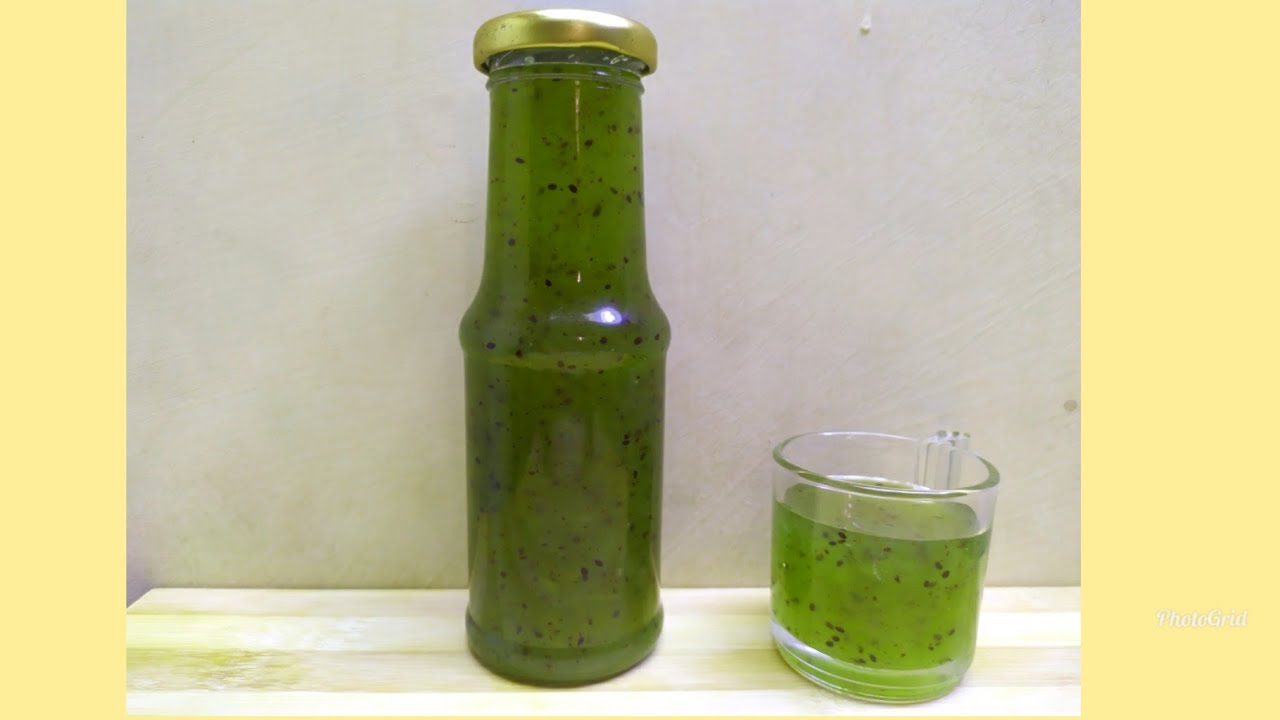 Homemade kiwi crush | No preservative | No added colour