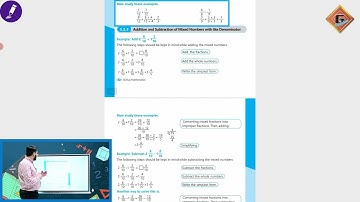 Gohar Skill Up Mathematics 5|Unit 5|Lec 4|Addition and Subtraction of Like Fractions