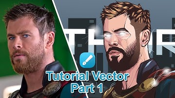 TUTORIAL MEMBUAT KARTUN VECTOR DI HP (INFINITE DESIGN) : Part 1/Line Art