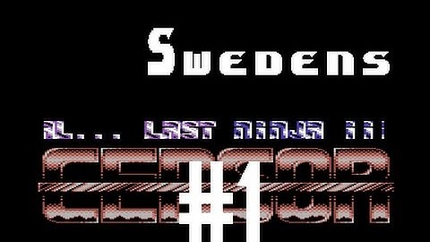 Cracktro from Censor Design to the game "Last Ninja III" on Commodore 64