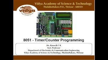 EC 305 - Module 5 (8051 Timer Counter)