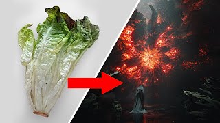 Making a Render From a Piece of Lettuce