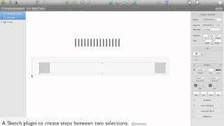Mac Sketch plugin - blend steps between two selections