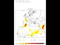 Ausbreitung Saharastaub vom 1. bis zum 5. April 2014