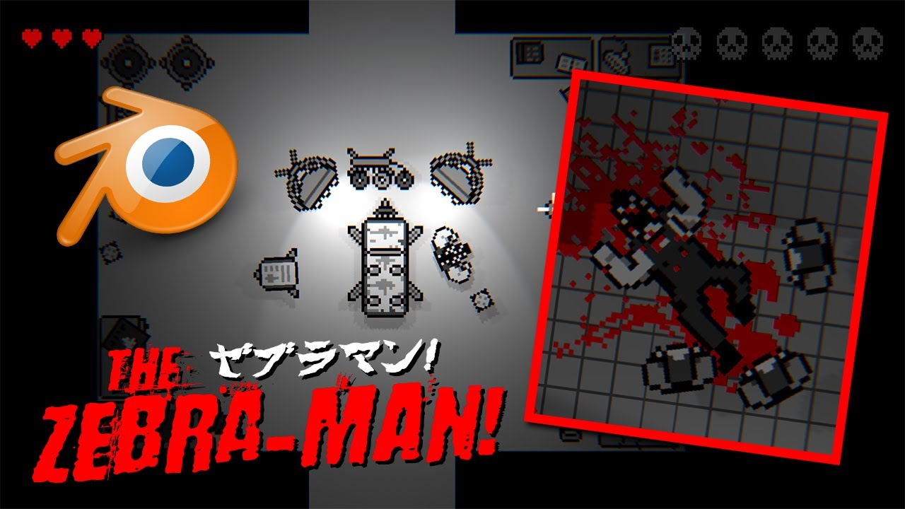 THE ZEBRA-MAN | A game created with Blender 3D