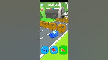 SHAPE SHIFTING 🚲🚁🚙 Transformation Game Max Level Gameplay (IOS & Android) Walkthrough Level 215