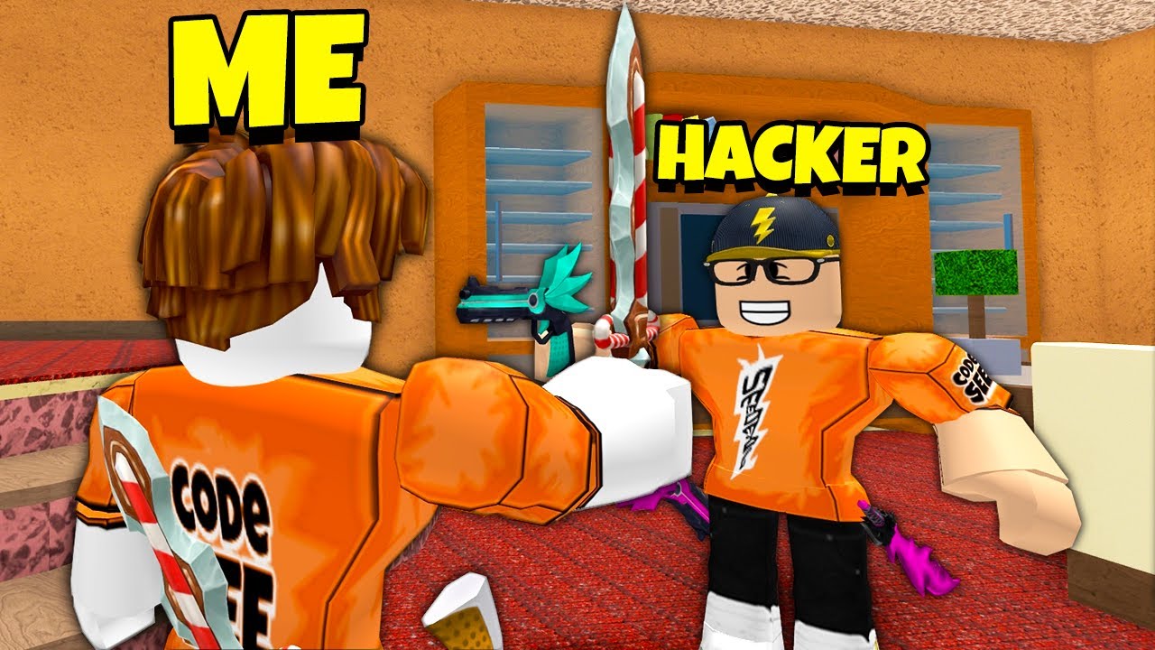 Challenging A HACKER for MY ACCOUNT.. (Roblox Murder Mystery 2) 