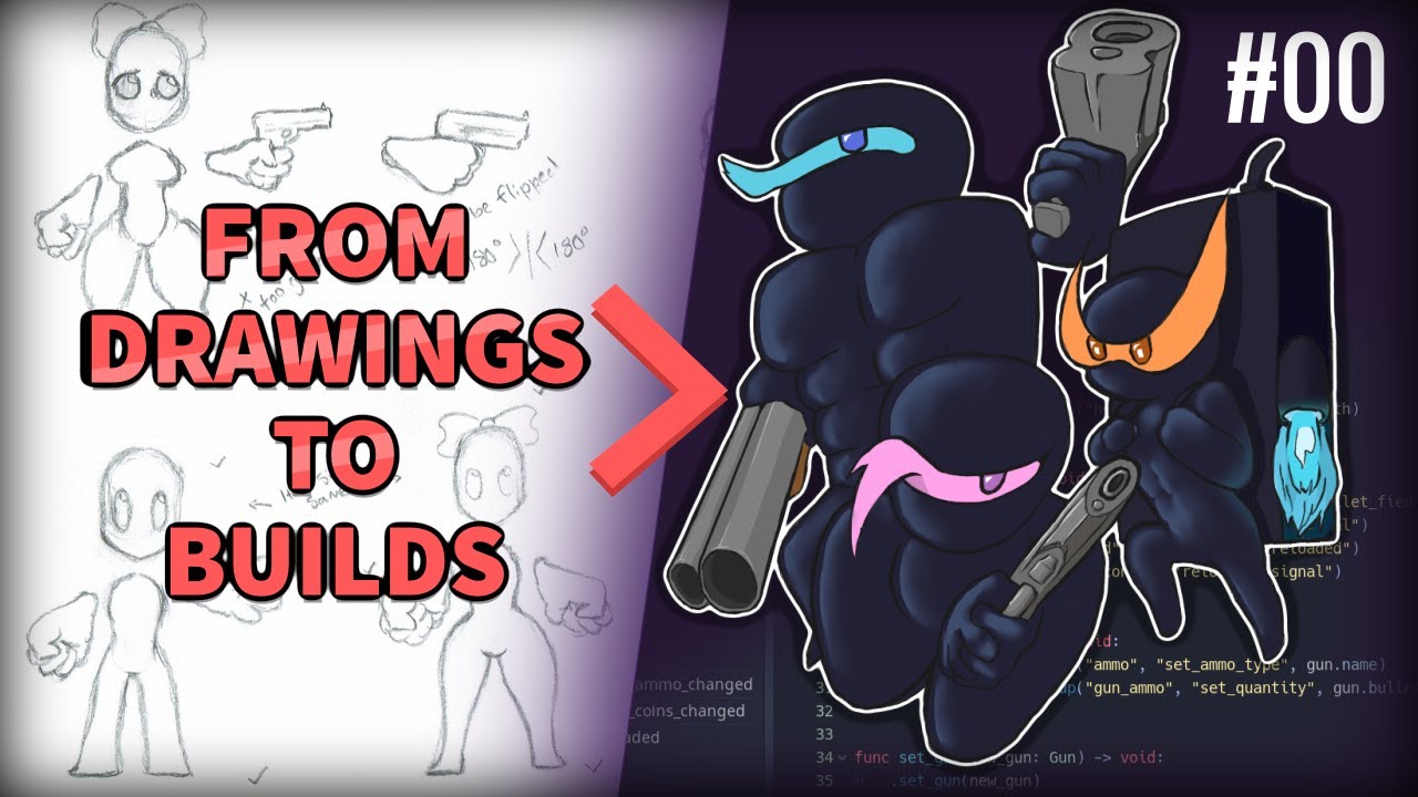 I Took My Drawings & Started Making a Game! - Devlog #0 - YouTube