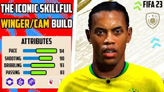 FIFA 23 PRO CLUBS - THE MOST *ICONIC* SKILLFUL CAM/WINGER BUILD ?? RONALDINHO RECREATION BUILD/FACE