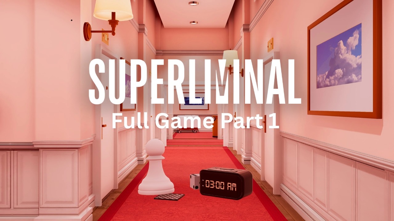 This puzzle game messes with your perception so easily - Superliminal 4K Full Game Part 1