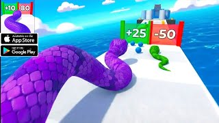 Snake Run Race 3D Running Game || First-Gameplay Walkthrough || (Android And iOS) screenshot 2