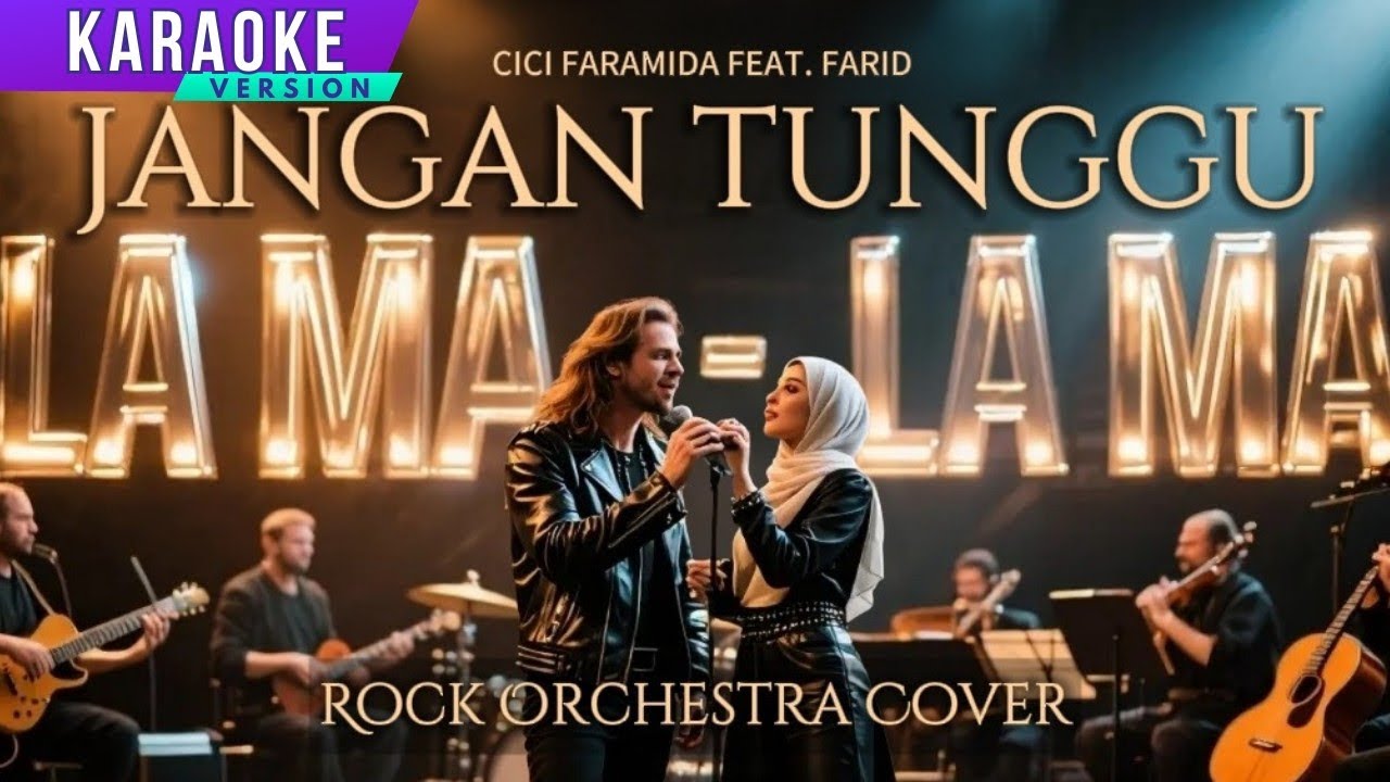 Jangan Tunggu Lama Lama Karaoke [ROCK ORCHESTRA COVER] Versi Duet Nada Cowok Cewek