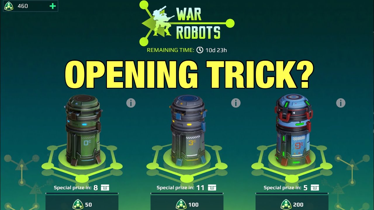 Rumour of Special Delivery Opening Trick: Does It Work? | War Robots Event Chest Evolife Bloom 2021