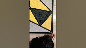 Abstract art made with Charcoal, Limestone and Turmeric
