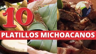 10 Platillos Tipicos de Michoacan | Comida tradicional de Michoacan Mexico  - YouTube