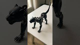 This Tiny Capsule Transforms Into a Mechanical Black Panther 🐆⚙️
