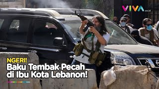 Polisi Berondong Senapan Tengah Jalan, Aksi Protes Lebanon Berujung Kematian