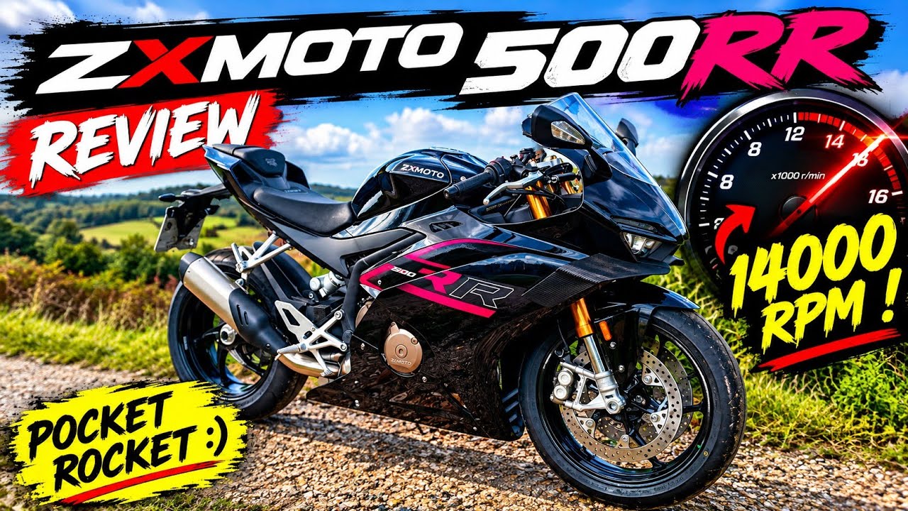 無想天生　RRR ☆ 2026 ZXMOTO 500RR REVIEW ☆ - YouTube