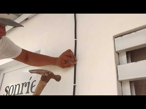 Video: Fijar el cable a la pared