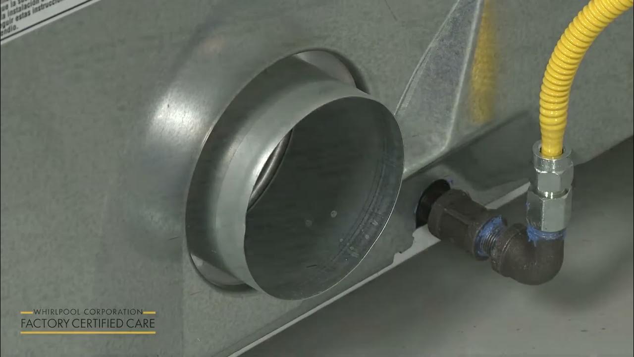 Whirlpool Gas Dryer Installation WGD49STBW2 YouTube