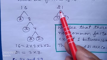Part - 4 | MATHS | CLASS V | CHAPTER - 3 | FACTORS and MULTIPLES | CO - Prime Numbers | Ex-3.2 ||