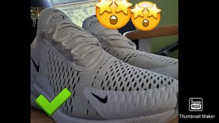 how to clean white air max 270