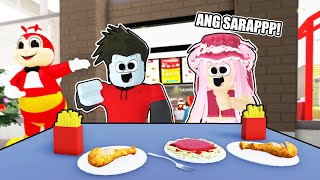 Eating in Jollibee | KUMAIN KAMI sa JOLLIBEE ni CRUSH | Roblox Tagalog screenshot 4
