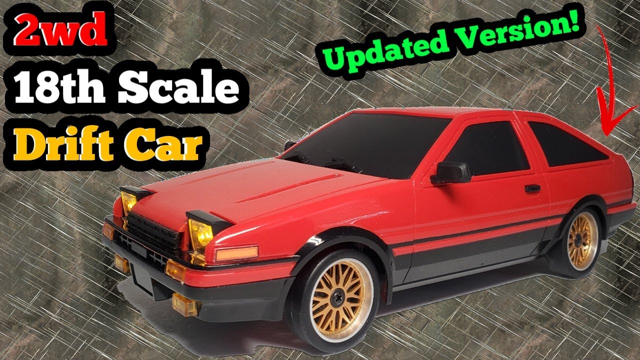 LD/RC 1:18 2WD Rc Car. Trueno AE86 Toyota Sprinter. - YouTube