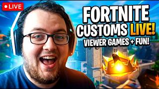 🔴 Fortnite Community Night LIVE! Customs, Viewer Games & Fun! 🎮 18+ | Road to YouTube Partner