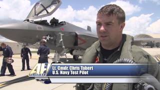 Strike Fighter Squadron 101 Receives Navy's First F-35C Lighting II Carrier-Variant Aircraft