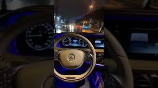 Araba Snap Mercedes S-Cl Gece Yolculuk Snap Hi̇kaye