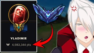 I spectated a 5,000,000 (HIGHEST) MASTERY POINTS Diamond Vladimir IN TOPLANE?