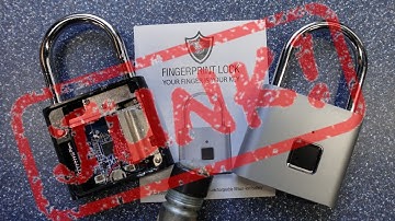 (1844) Review: Fingerprint Padlock (JUNK!)