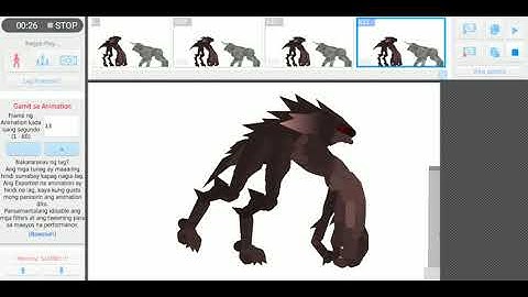 my first animation stick nodes