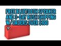 Free Bluetooth Speaker With Orders Over $99 - Revised Down from Under $100