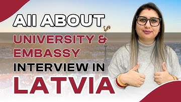 LATVIA INTERVIEW QUESTIONS 2024 | LATVIA STUDY VISA | STUDY IN LATVIA | LATVIA VISA 2024