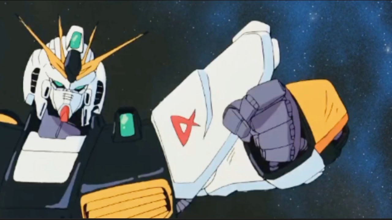 Mobile suit Gundam chars counterattack, sazabi vs Rx -93 v Gundam