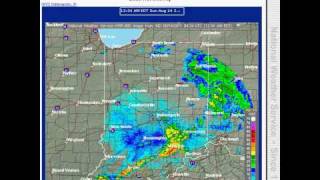 NWS Radar Loop updated / line of storms approaching 8-14-2011