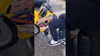 97' Rm250 Sound test!! what do you think? #suzuki #dirtbike #2stroke #rm250 #vintage